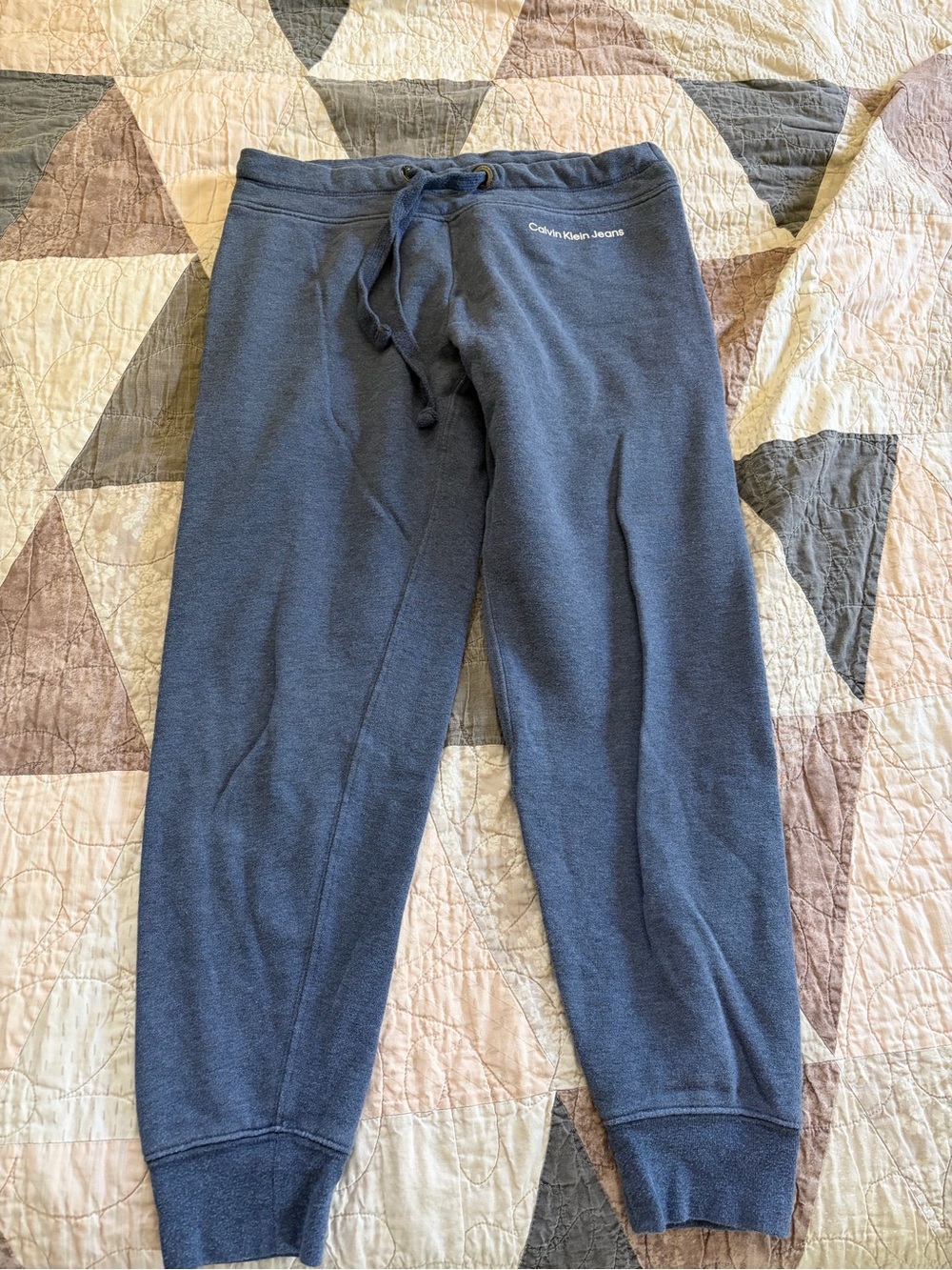 Calvin Klein Jeans Women’s Navy Drawstring Sweatpants